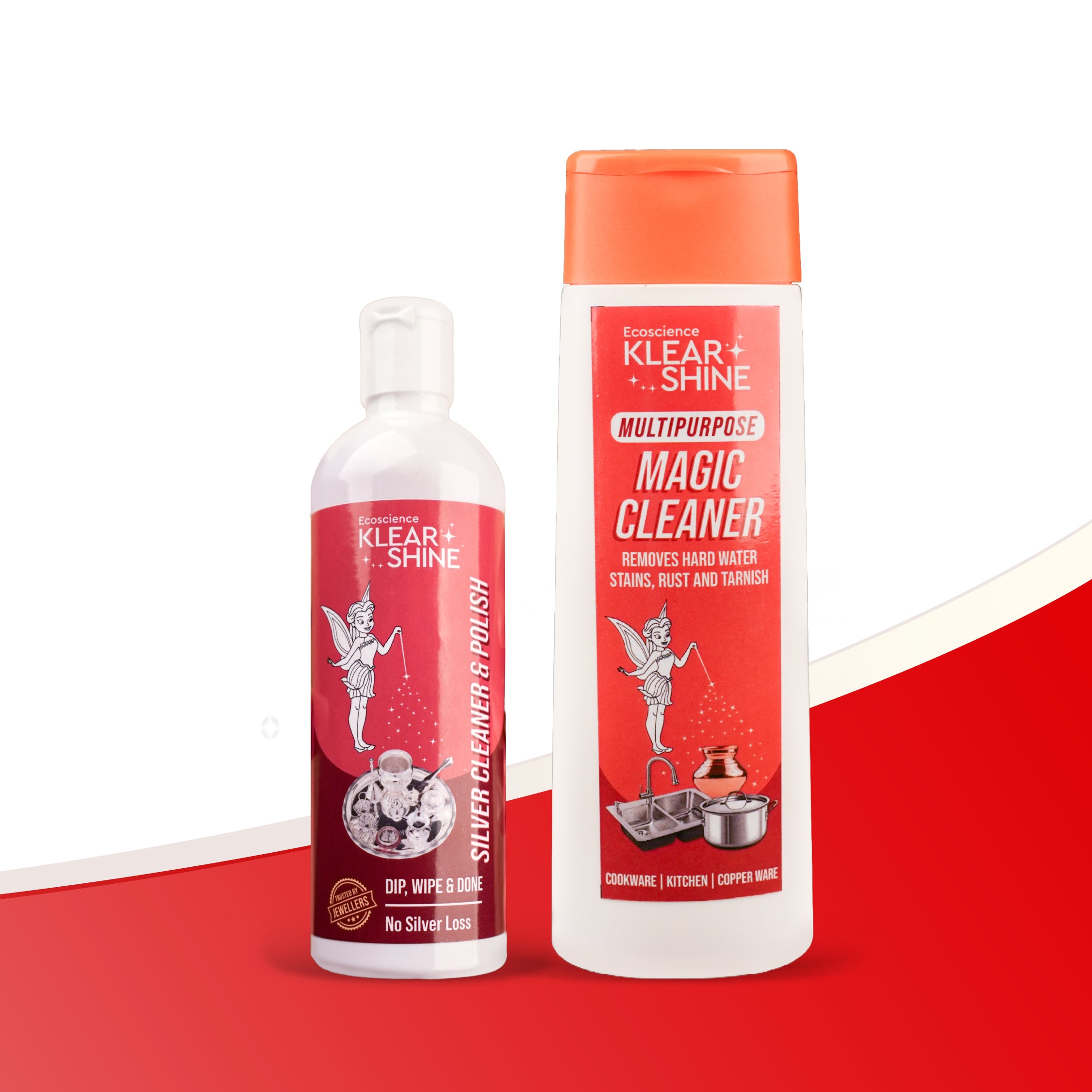 KlearShine Ultimate Cleaning Combo – Instant Tarnish Cleaner & Multipurpose Hard Water Stain Remover