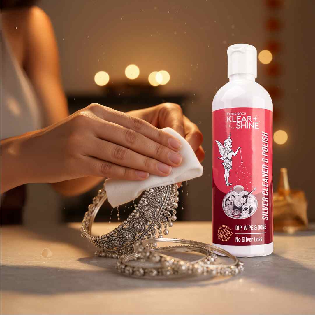KLEARSHINE Instant Silver Cleaner Dip & Tarnish Remover | Sparkling Clean without Silver Loss : 200ml (Pack of 1)