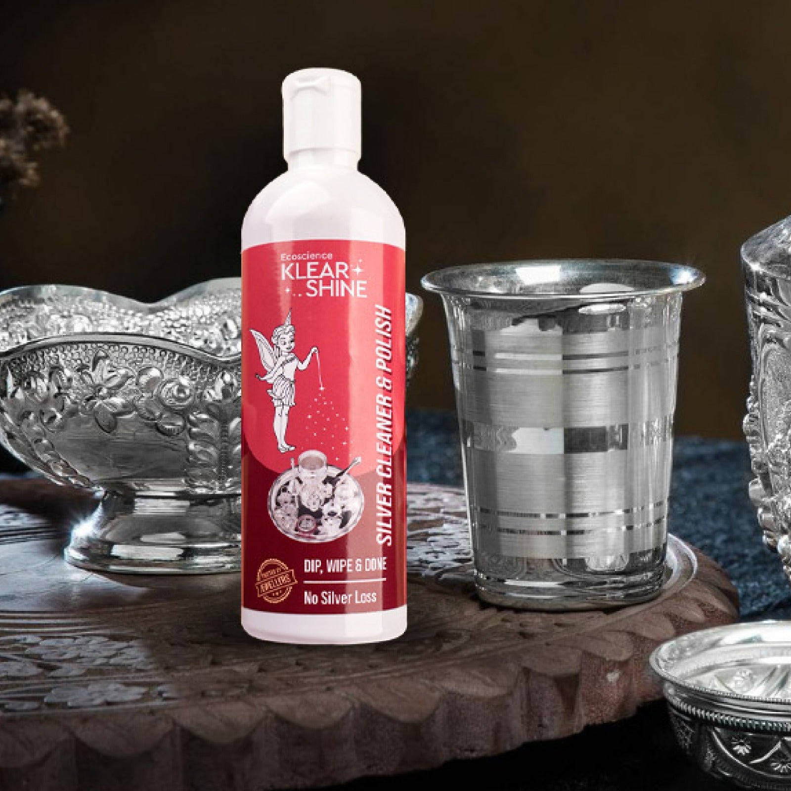 KLEARSHINE Instant Silver Cleaner & Tarnish Remover without Silver Loss ( Pack of 2 )